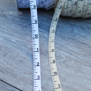 7/16 9 mm Twill Tape BY THE YARD Vertical Measuring Tape 100% cotton image 7