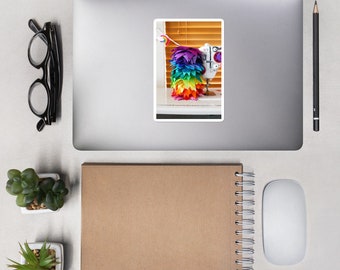 Rainbow HST Stack bubble-free stickers