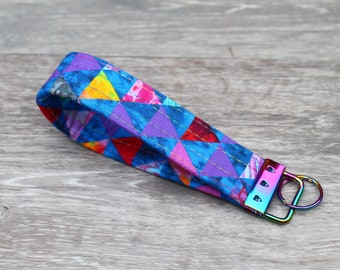 Triangles Key Fob | Key Chain | Wrist Strap