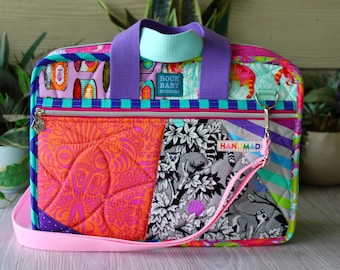 Tula Pink Patchwork A Place For Everything Bag | Project Bag | Travel Craft Storage