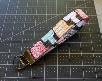 Organic Cotton Up Up and Away Cloudspotting Key Fob