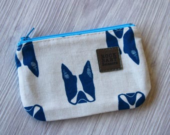 Sarah Golden Dogs Coin Purse with waterproof lining | zipper pouch | change purse