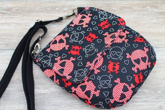 Crossbody purse with flap closure shop