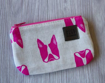 Sarah Golden Dogs Coin Purse with waterproof lining | zipper pouch | change purse