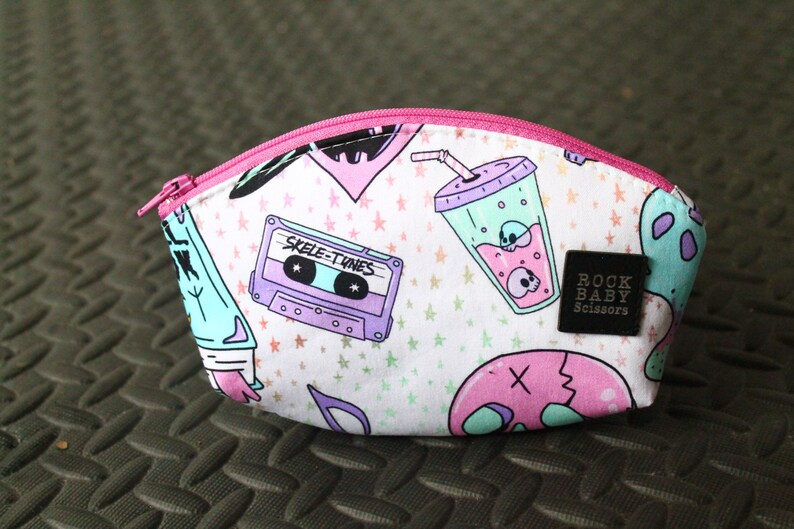 Pastel Goth small Petal Pouch Halloween image 2