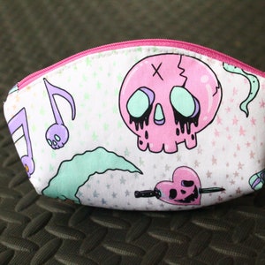 Pastel Goth small Petal Pouch Halloween image 3