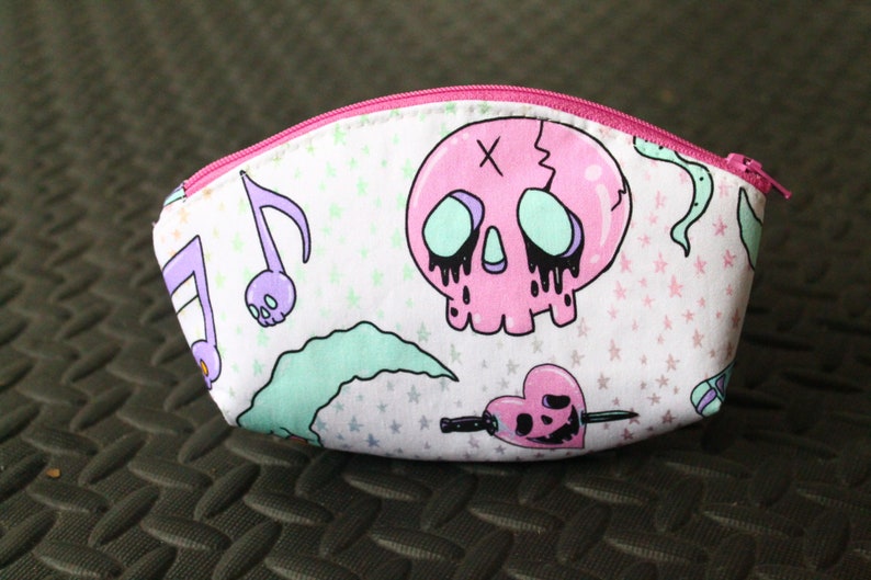 Pastel Goth small Petal Pouch Halloween image 3
