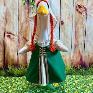 Sewing Pattern for 23" Porch Goose Irish Dress with Veil Digital Download
