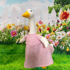 Sewing Pattern for 17-20 Inch Porch Goose Basic Dress with Wings Digital Download