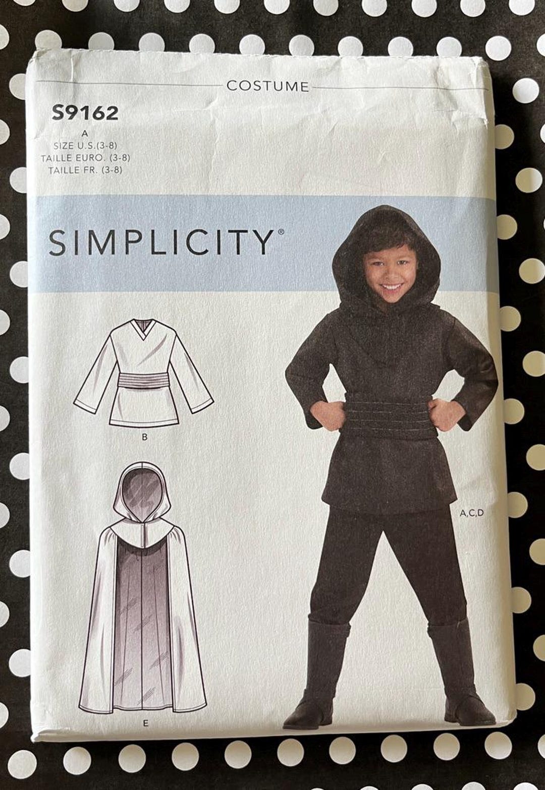 Samurai Ninja Jedi Link Costume Simplicity Sewing Pattern Sizes 3 to 8 ...