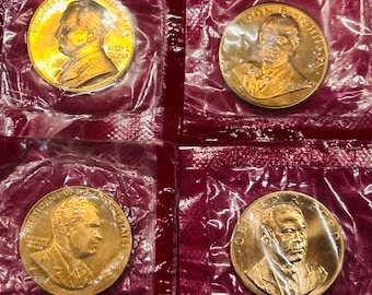 MIB 1963 リンドン・ジョンソン大統領就任銅メダル - Etsy 日本