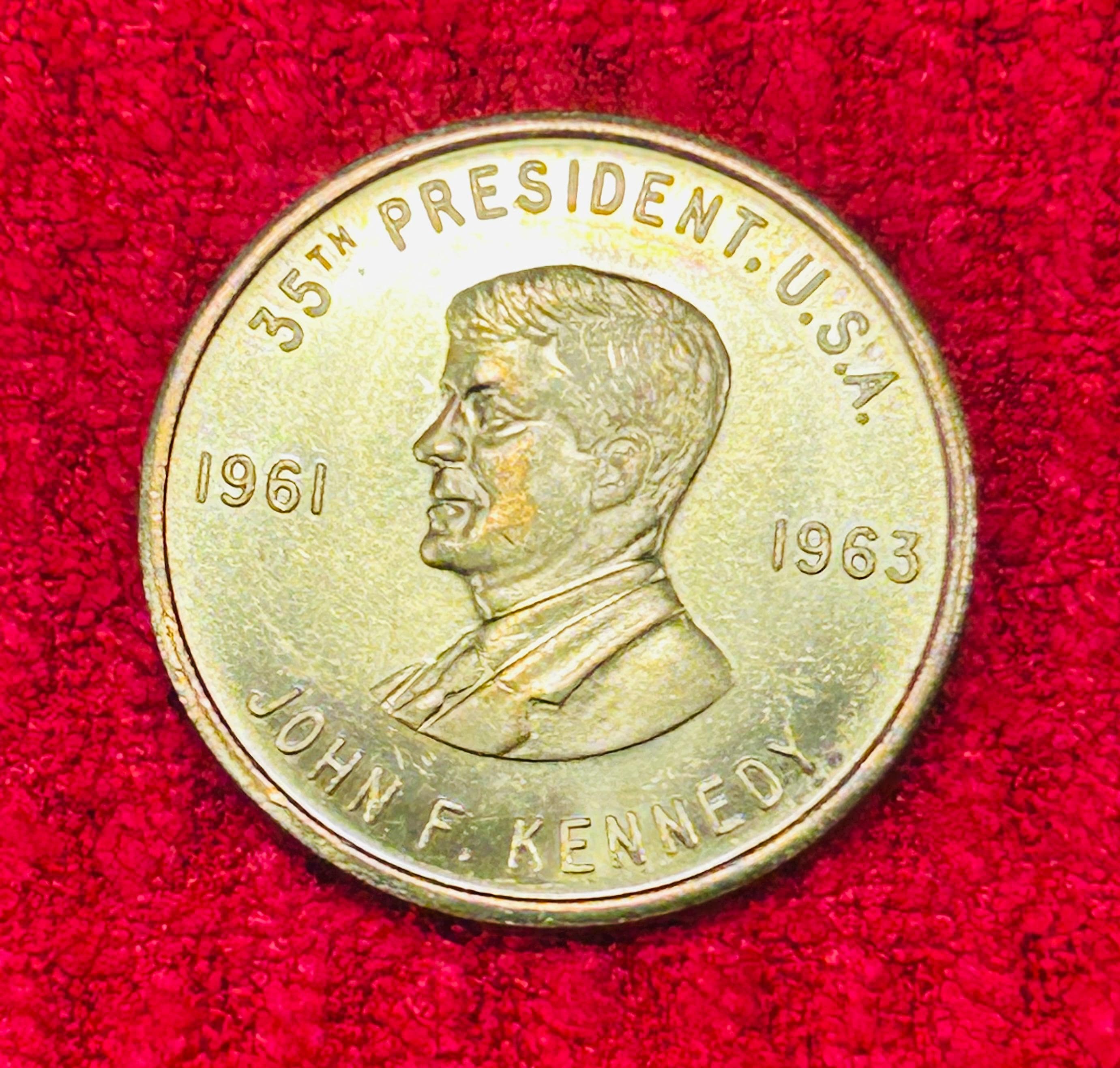 1961-1963 John F Kennedy JFK Medal, 35th President USA