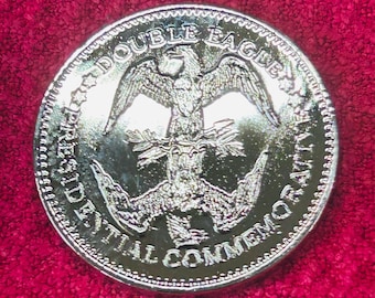 1988 George W. Bush Double Eagle Commemorative Medal – Vintage Patriotic Presidential Tribute