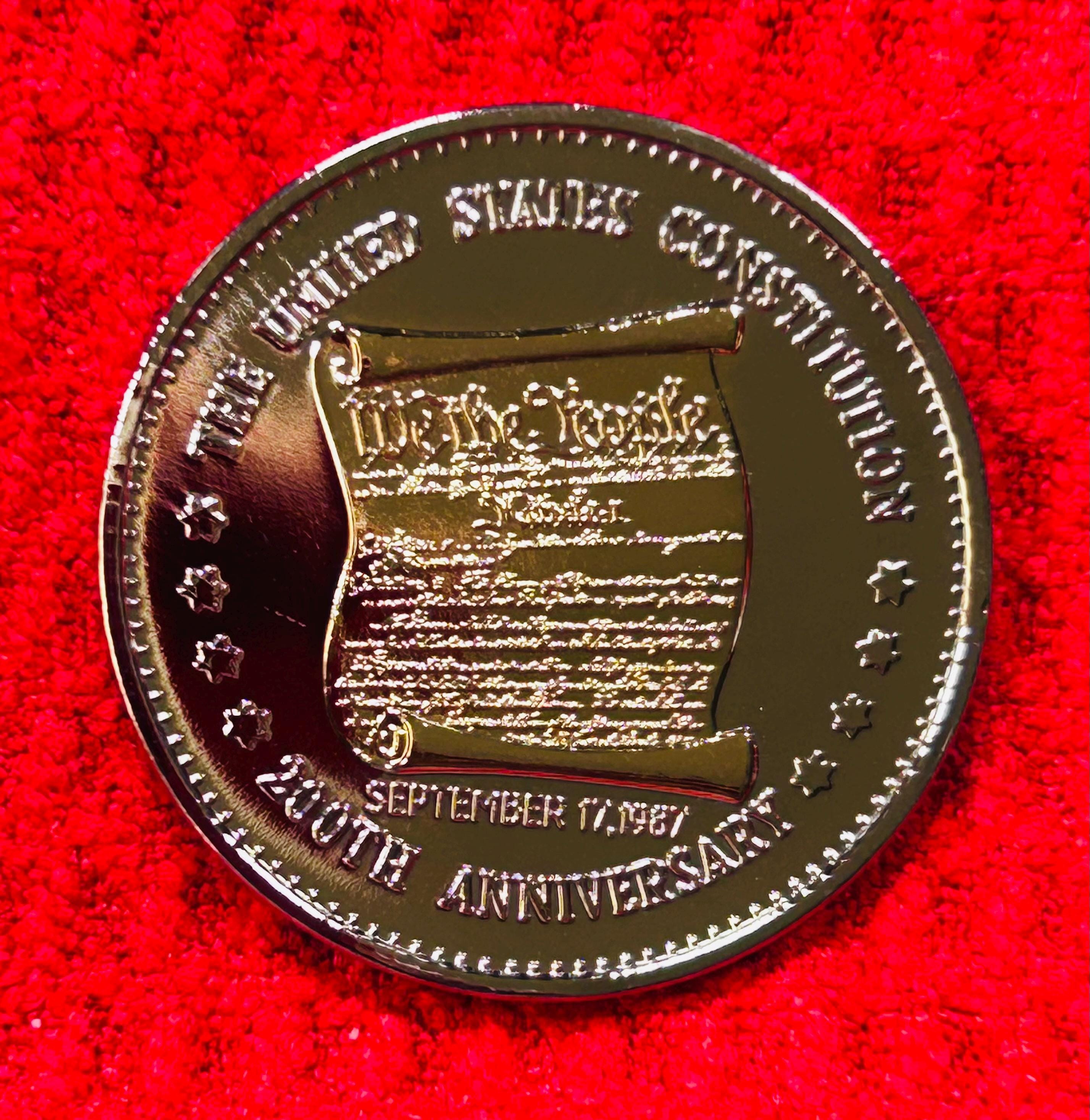 1987 US Constitution Bicentennial Medal, National Historic Mint