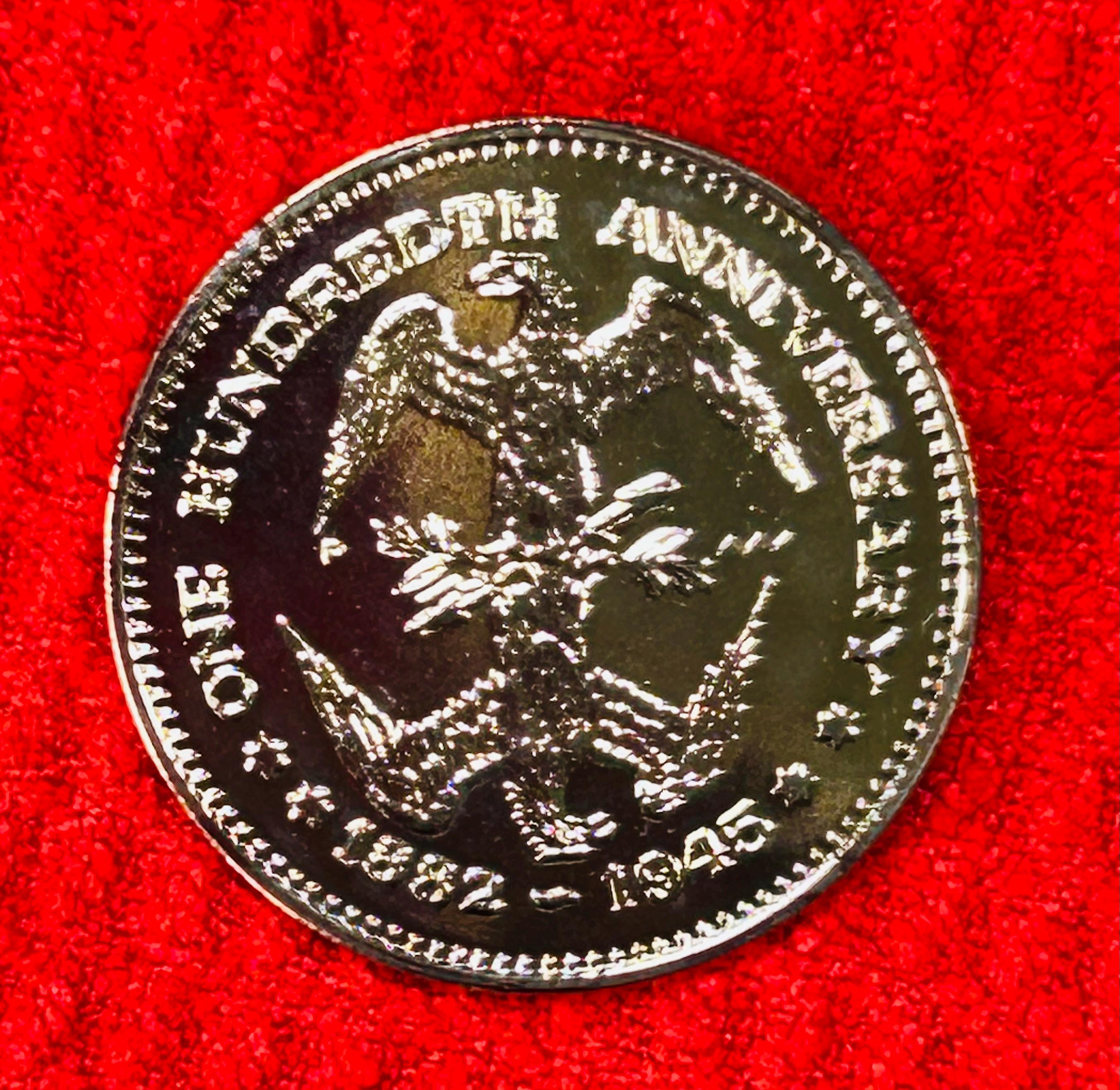 1982 Franklin D. Roosevelt Double Eagle Commemorative Medal