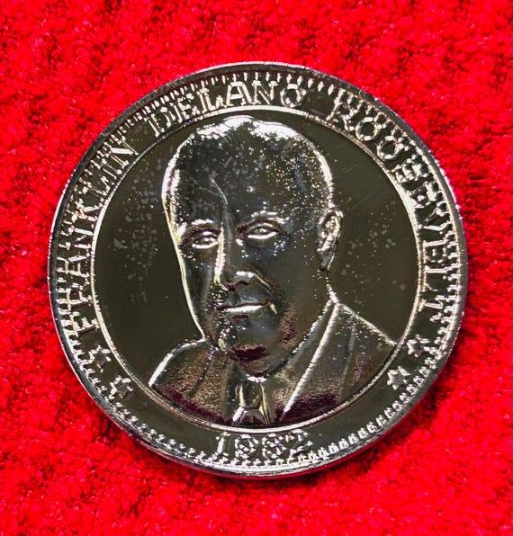 1982 Franklin D. Roosevelt Double Eagle Commemorative Medal