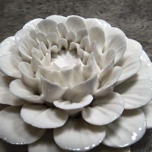 Creative Porcelain Flowers, Wall Art , Floral Wall Decor, Handmade Ceramic Flower,3D Decoration