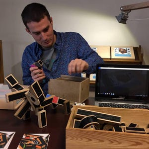 COKO Wooden Building Blocks Set | Развивающие игрушки Монтессори | Деревянный конструктор | Натуральные деревянные кубики для детей и малышей