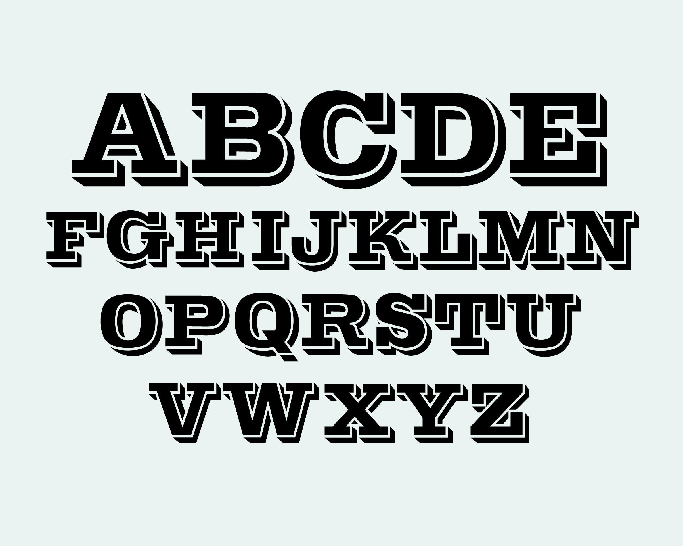 Varsity Font Svg Bundle, Layered Varsity Font Svg, Jersey Numbers Svg, Varsity Letters Svg, Sports Font, College Font, Sports, Jersey Font