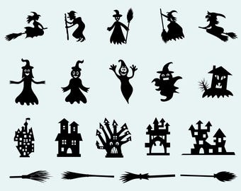 Witch SVG Bundle: Mystical Cricut & Silhouette Designs (Instant Download)