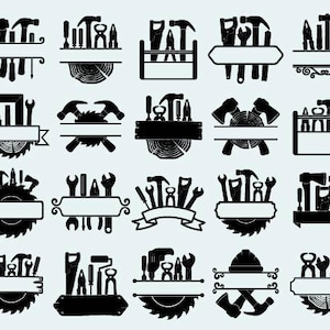 Tool SVG Bundle: Mechanic, Handyman, Carpenter Designs (Digital Download