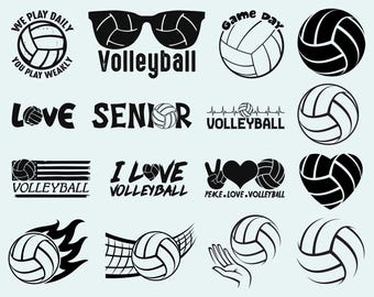 Volleyball SVG Bundle: Layered Files for Cricut & Silhouette (Digital Download)