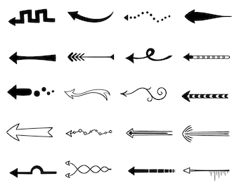 手描き矢印 SVG バンドル: 42 デザイン (SVG、PNG) - Etsy 日本