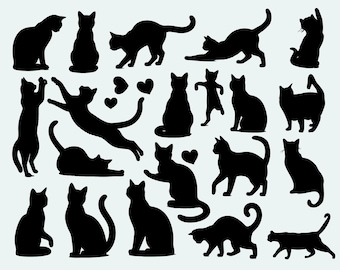 Peeking Cat SVG Bundle: Cricut & Silhouette Cut Files