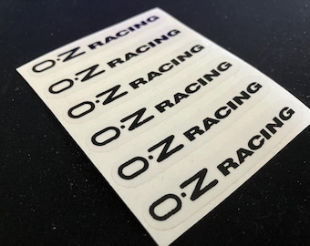 OZ Racing Replacement Wheel Decals for Countach 25th and Diablo 2wd Rims