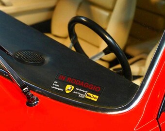 In Rodaggio Replacement Decal for later Countach LP400 Periscopa, Urraco & Silhouette