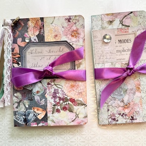 Junk Journal Kit with tags , Ephemera, embellishments