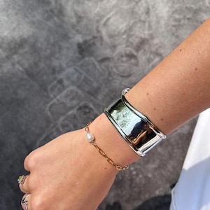 Silver Bone Cuff - Etsy Canada