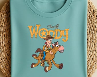 Disney Toy Story Sheriff Woody Shirt, Toy Story Characters Shirt, Disney Trip Shirt, Toy Story Country Shirt, Western Woody Shirt, Pixar Tee