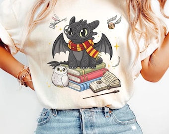 Toothless Vintage Shirt, Epic Universe Toothless Shirt, Toothless Gryff Costume Witch Halloween Shirt, Night Fury Wizard Universal Studios