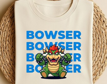 Super Mario Bowser Shirt, Bowser Boss Shirt, Mario And Bowser Shirt, Bowser Bros, Super Mario Shirt, Super Mario Gift,Kid Birthday