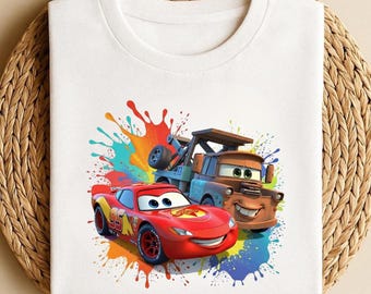 Cars McQueen and Tow Mater Shirt ,Cars Birthday Shirt, Tow Mater Sweatshirt, Sally Carrera Tee, Disney Family Trip Shirt