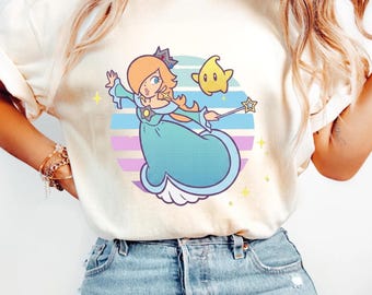 Super Mario Princess Rosalina Shirt,Princess Rosalina Star Shirt,Super Mario Shirt,Super Mario Nintendo Shirt, Mario Gift Shirt