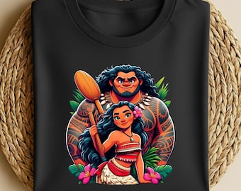 Disney Moana Family Shirt, Princess Moana and Maui Shirt, Moana & Friends Matching Tee, Disney Hei Hei Shirt, Disney Family Vacation Shirt