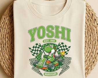 Yoshi Mario Kart Shirt, Super Mario Kart Shirt, Luigi Shirt, Mario And Luigi Shirt, Super Mario Nintento Shirt, Mario Shirt