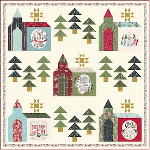 Christmas Chapel PDF quilt pattern