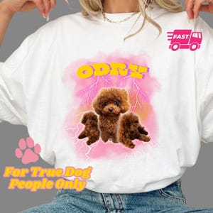 Custom Pet Photo Bootleg Shirt, Personalized Dog Shirt, Vintage 90s Tee, Dog Mom Gift, Comfort Colors T-Shirt, Custom Dog Portrait