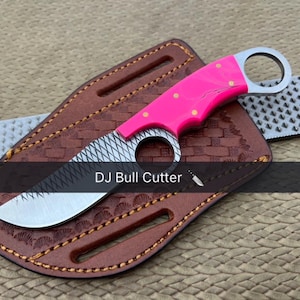 Ręcznie robiony nóż Cowboy Horseshoe Rasp Skinner, prezent dla mężczyzn, prezent wielkanocny, prezent dla niej, prezent dla męża, prezent urodzinowy