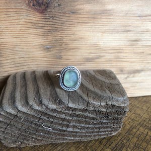 Sea Foam Green SeaGlass Ring