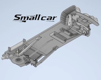 Chasis elevado McGaughys de 9" a escala 1/64 para el modelo Silverado HD de SmallCar 2020-2023