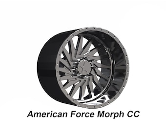 Set of 1/64 American Force Morph CC Wheels with Your Choice of Tires