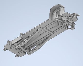1/64 10" FTS Lifted Chassis for 19-25 GreenLight Silverado 1500