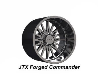 Set of 1/64 JTX Forged COMMANDER Wheels with Your Choice of Tires