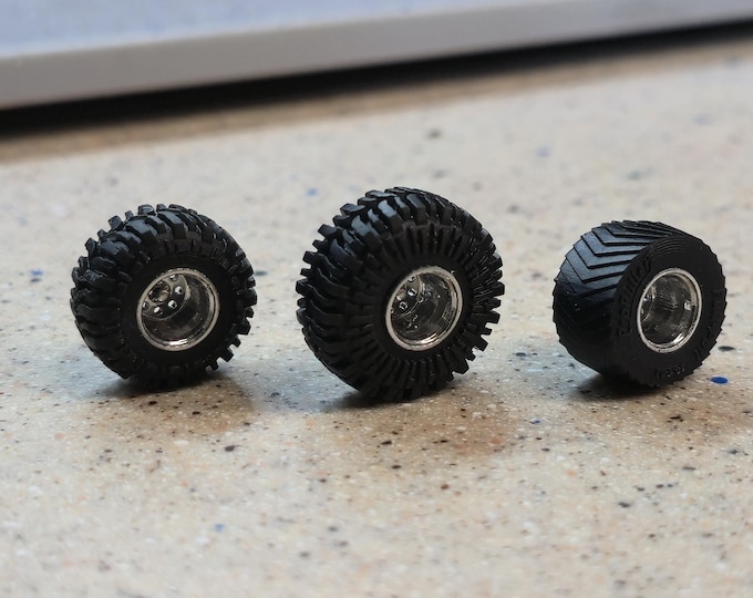 Featured listing image: 1/64 16" Weld Racing Wheels with your choice of Tires (35" Bogger, 44" Bogger, 31" ProPuller Full-Pull's)
