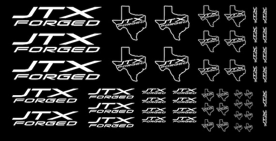 1/64 JTX Forged Logo Waterslide Decals - Etsy