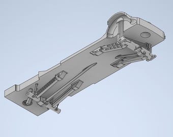 1/64 8" McGaughys Lifted Chassis for 5th GEN GreenLight Ram HD SRW, Dually & Flatbed